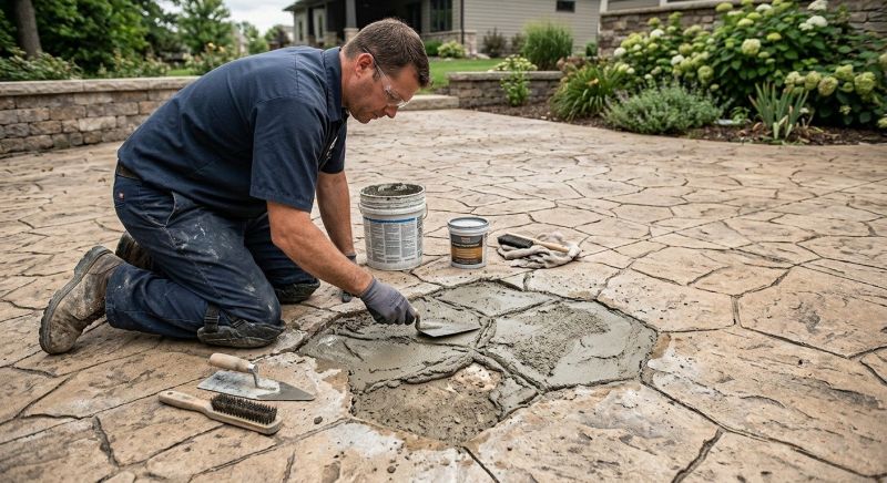 Decorative Concrete Repair in Harrisburg, PA